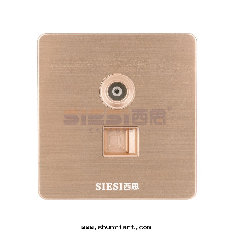 一(yī)位(wèi)電(diàn)视、電(diàn)腦插座