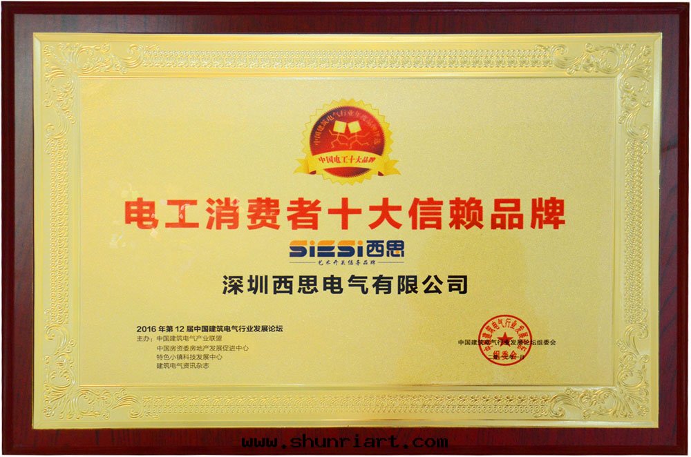 電(diàn)工消費者(zhě)十(shí)大(dà)信(xìn)賴品牌(pái)